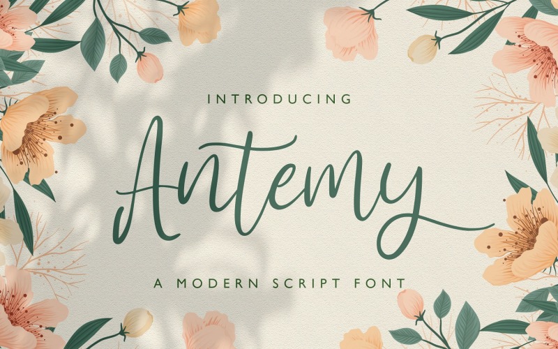 Download Шрифт "Antemy - Modern Cursive Font" / Antemy - Modern Cursive Font - Шрифт на тему графика lettering,script,calligraphy,brush,modern,handwritten,vintage,elegant,handlettering,handdrawn,logotype,stylish,handwritting,font,whimsical