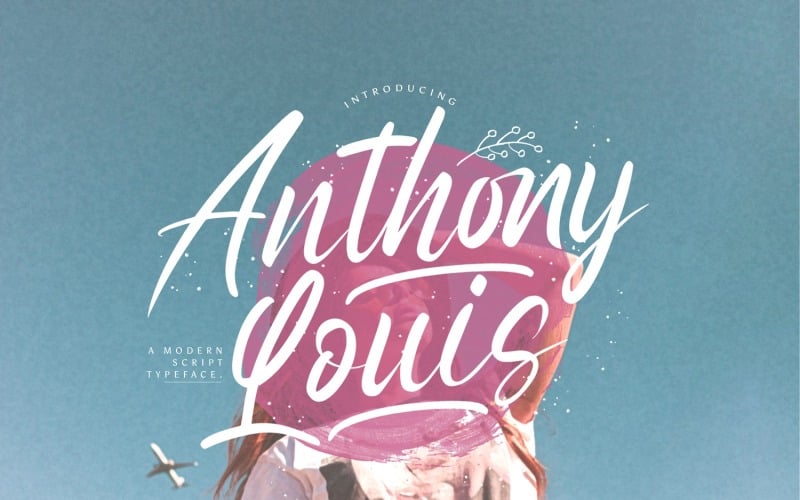 Download Шрифт "Anthony Louis - Modern Cursive Font" / Anthony Louis - Modern Cursive Font - Шрифт на тему графика lettering,script,calligraphy,brush,modern,handwritten,vintage,elegant,handlettering,handdrawn,logotype,stylish,handwritting,font,whimsical
