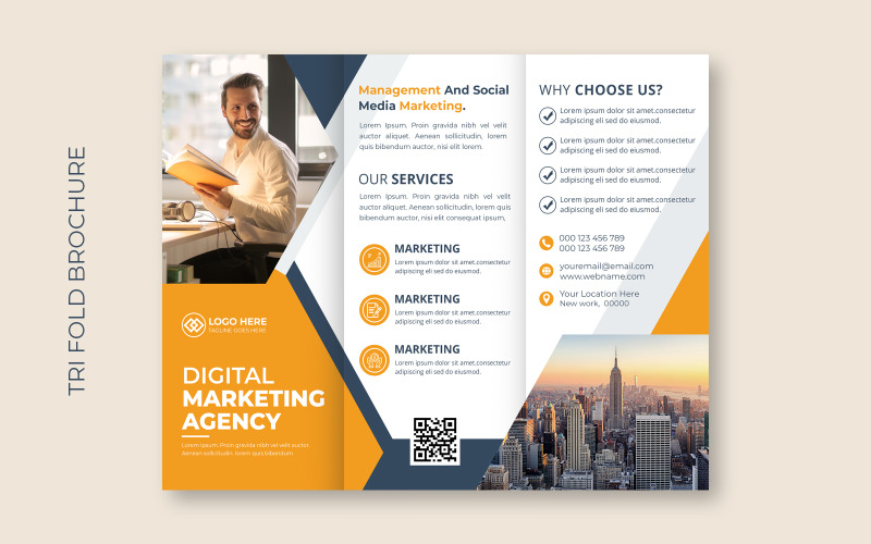 Download Фирменный стиль "Brochure Cover Presentation Corporate Identity - Corporate Identity Template" / Brochure Cover Presentation Corporate Identity - Corporate Identity Template - Фирменный стиль на тему графика business tri fold brochure,brochure,flyer,tri fold brochure,business,abstract,cover,template,riangle,typography,layout,polygon,idea,leaflet,promotion,presentation,graphic,catalog,flyer templa
