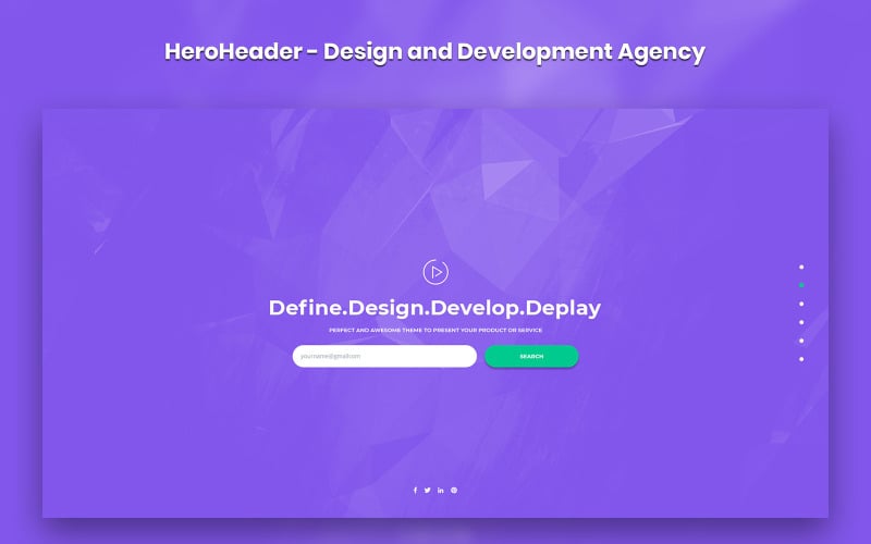 Download UI элементы "HeroHeader for Design and Development Website UI Elements" / HeroHeader for Design and Development Website UI Elements - UI элементы на тему графика agency,development,designstudio,heroheader,landing,page,landingpage,psdtemplate,uidesign,website,saas,dashboard,creative,design