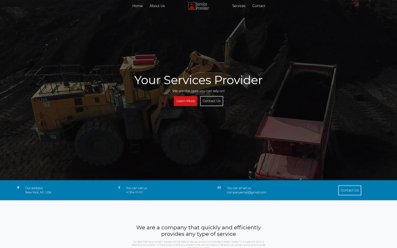 адаптивный шаблон сайта html5