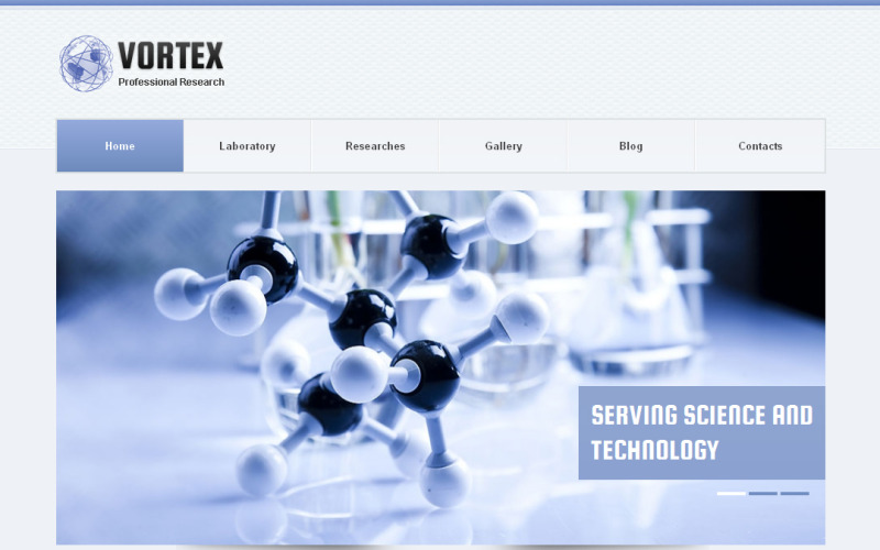 science moto cms html шаблон