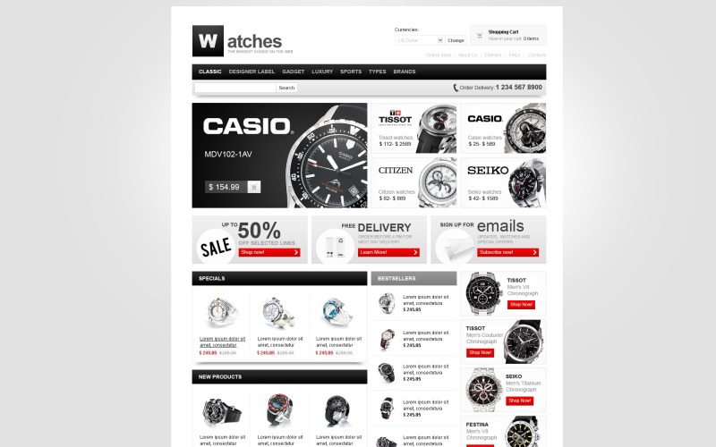 шаблон swiss time virtuemart