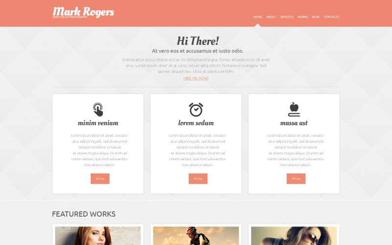 фотограф портфолио wordpress тема