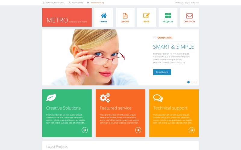 финансовый советник отзывчивый шаблон joomla