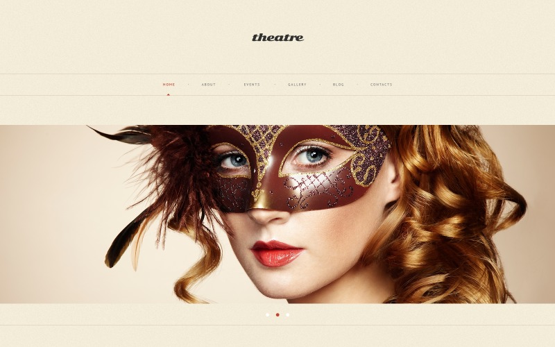 театральная адаптивная тема wordpress