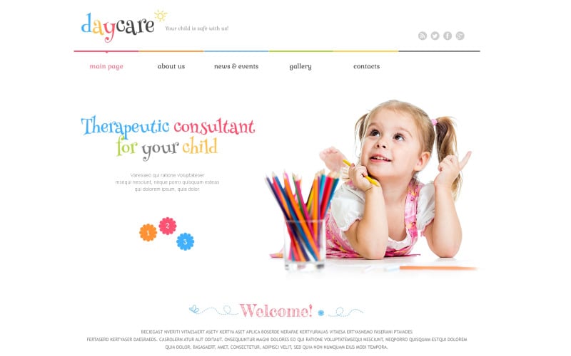 адаптивная тема wordpress для дневного ухода