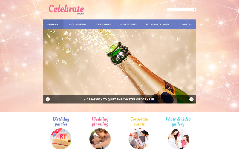 event planner адаптивный шаблон joomla