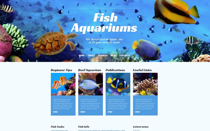 fish responsive wordpress theme