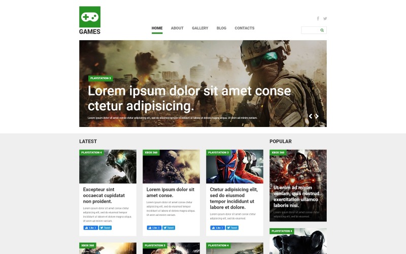 игры joomla шаблон