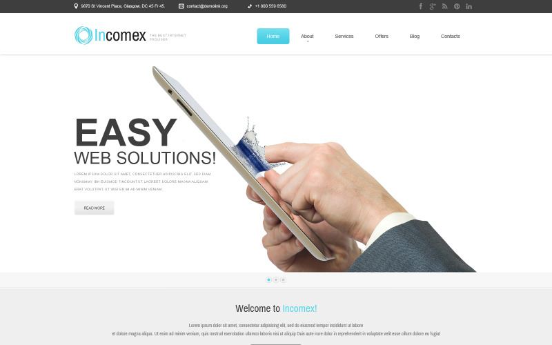 интернет-адаптивная тема wordpress