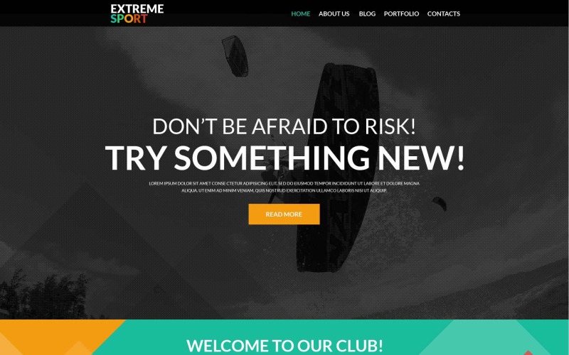 активная спортивная тема wordpress