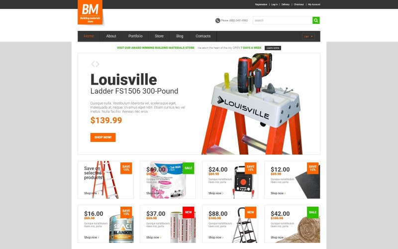 home repairs отзывчивая тема woocommerce