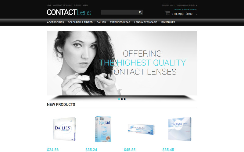 зрительные контактные линзы magento theme