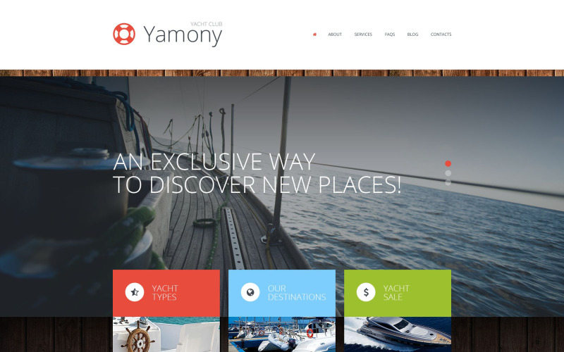 лодочная тема wordpress
