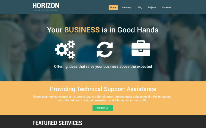 шаблон fair business agency drupal
