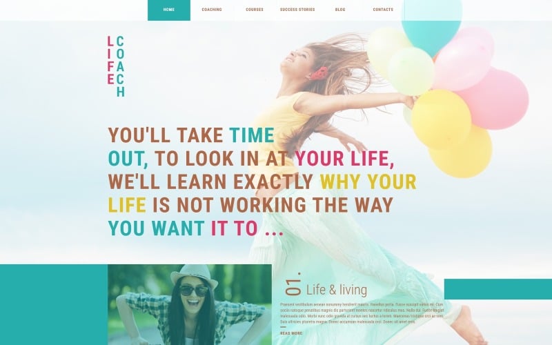 life coach solutions joomla шаблон