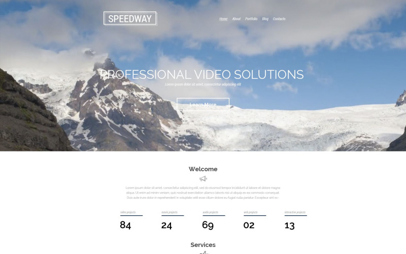 видеограф wordpress theme