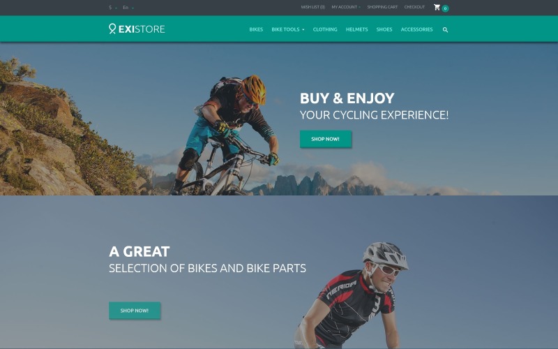 шаблон existore opencart