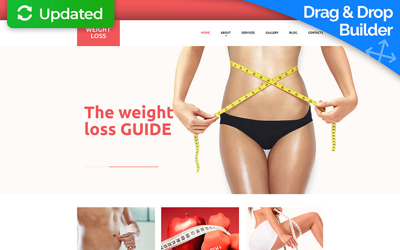 шаблон weight loss moto cms 3