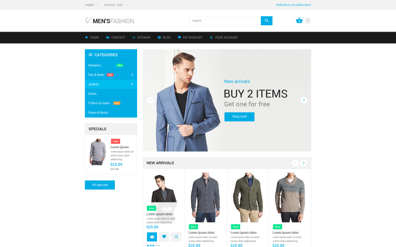 тема fashion prestashop