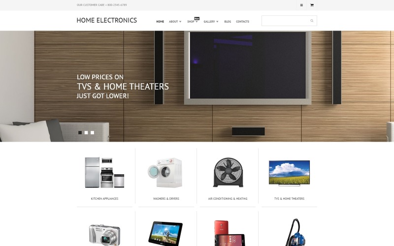 домашняя электроника woocommerce тема