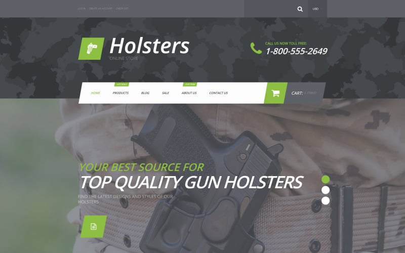 тема кобуры shopify