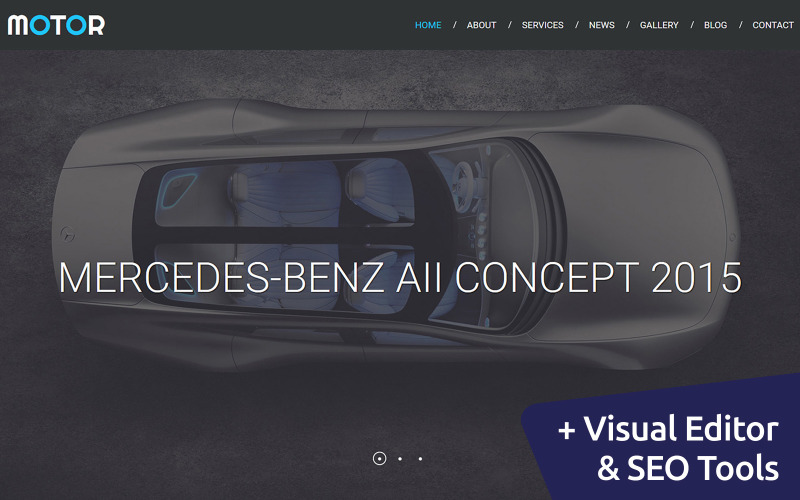шаблон autotrader moto cms 3