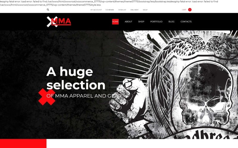 тема mma woocommerce