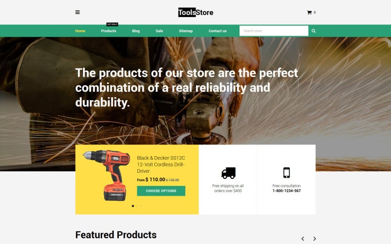 toolsstore shopify тема