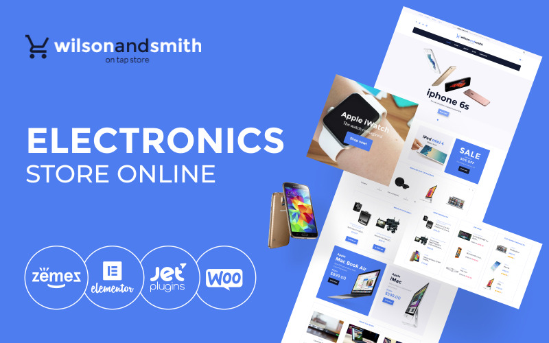 продвинутый магазин электроники онлайн тема woocommerce