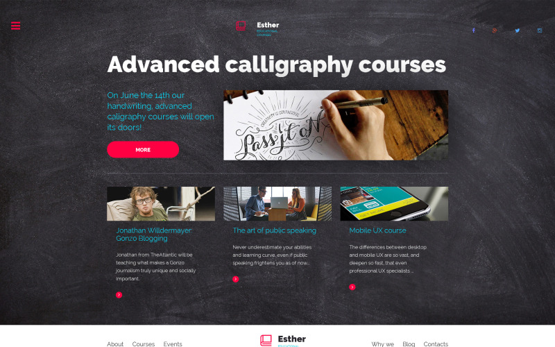 шаблон education moto cms 3