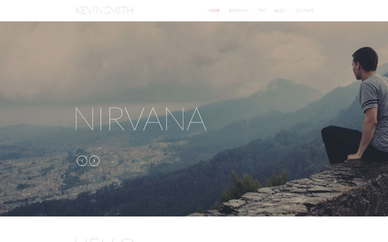 автор отзывчивый шаблон сайта