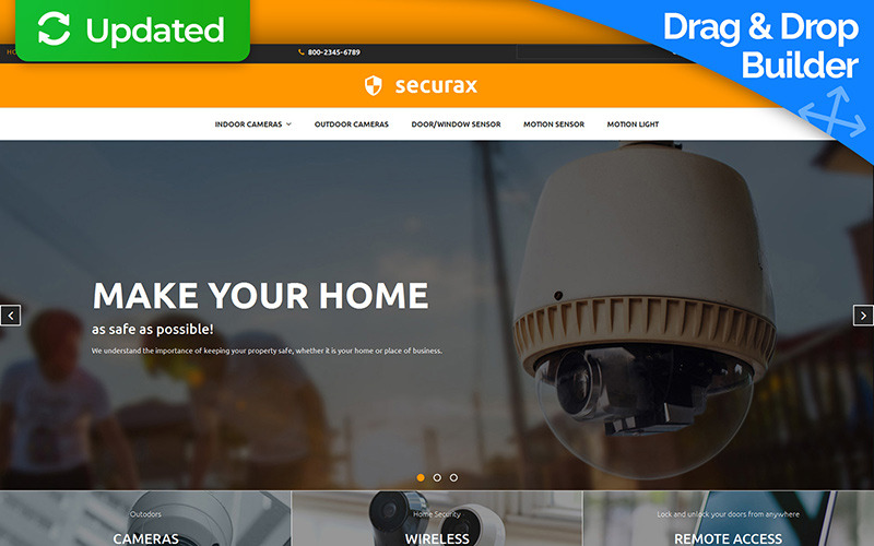 securax отзывчивый шаблон электронной коммерции motocms