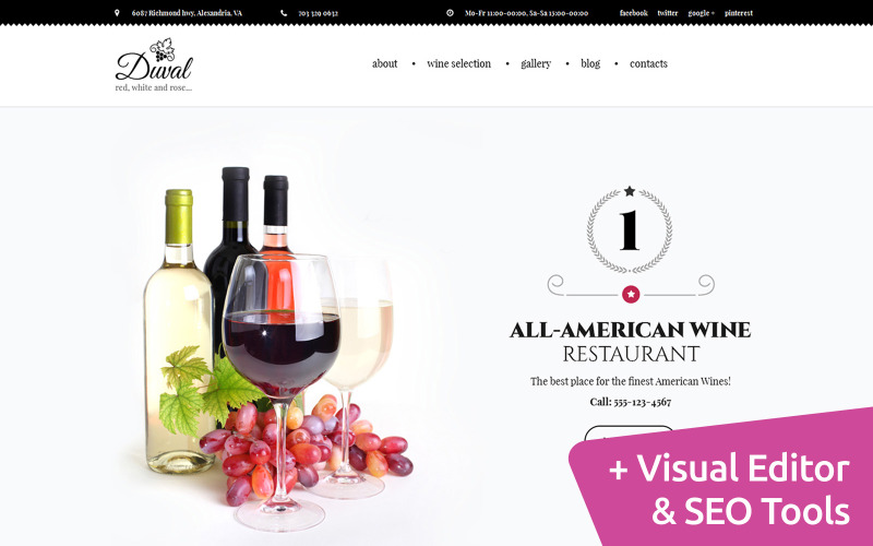 шаблон wine moto cms 3