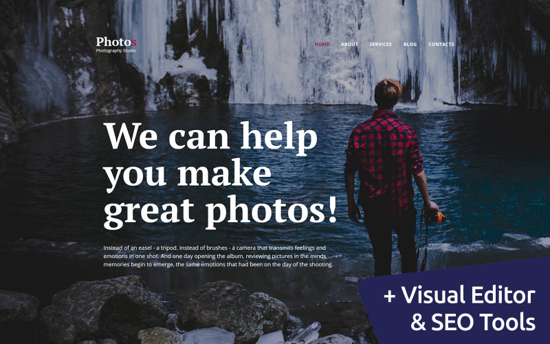 Photography Studio Photo Gallery Template