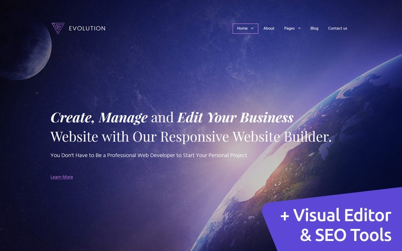 шаблон evolution business moto cms 3