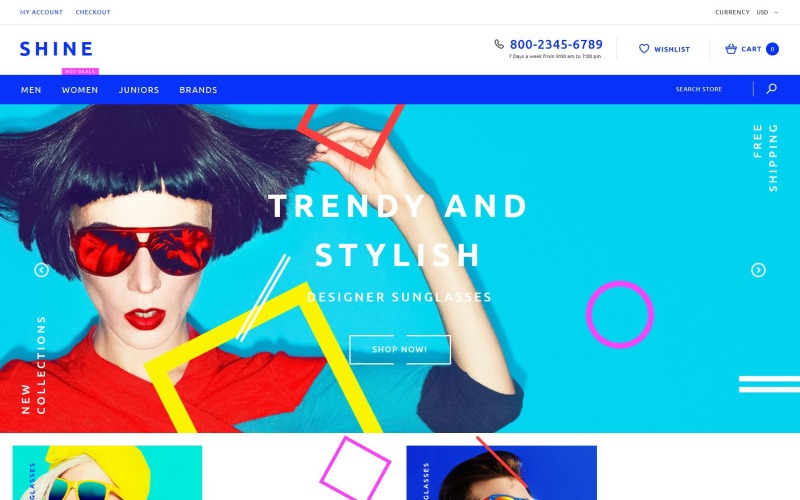 тема shine shopify