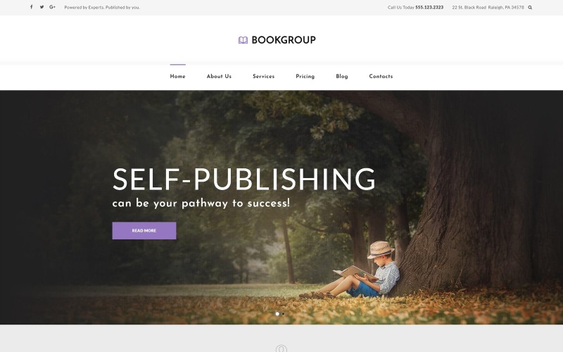 книгоиздание wordpress тема