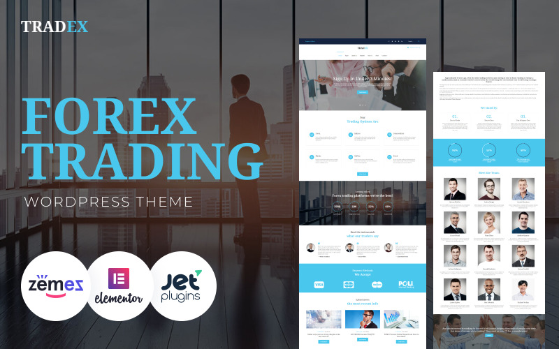 forex trading wordpress тема