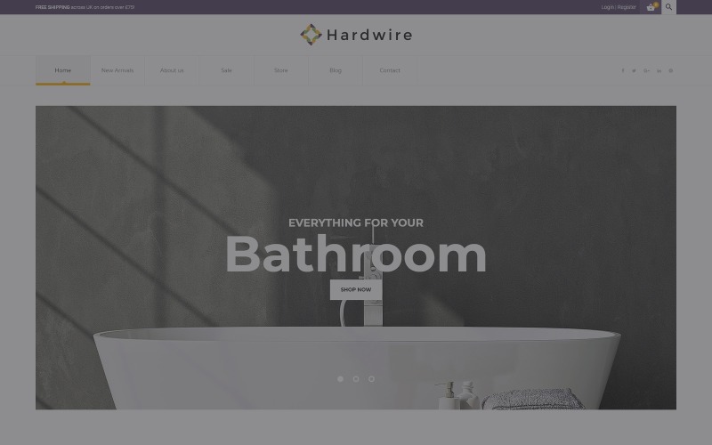 магазин бытовой техники отзывчивая тема woocommerce