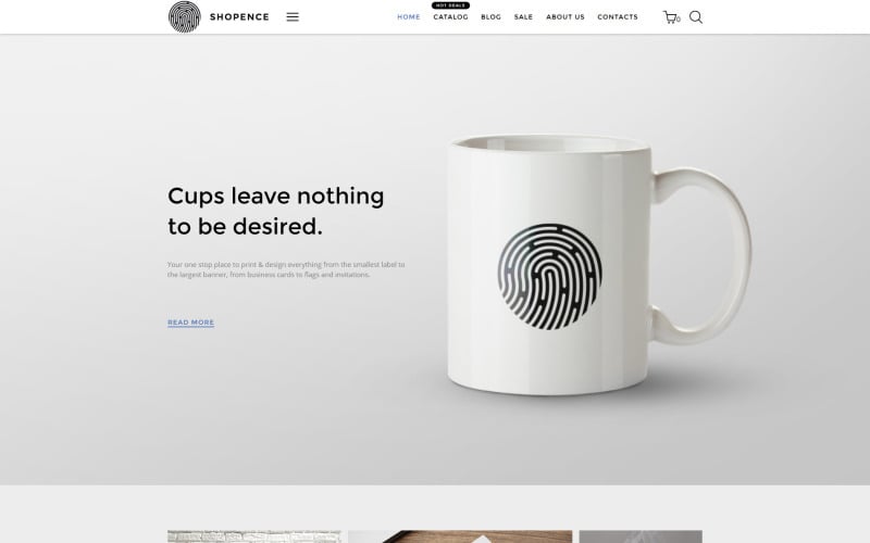 типография и полиграфическая компания shopify theme