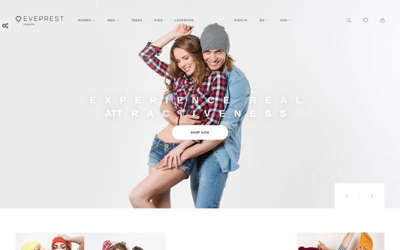тема модного бутика prestashop