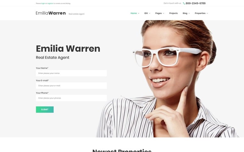 недвижимость wordpress тема