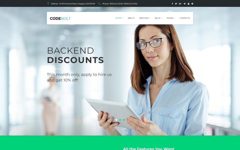софтверная компания wordpress theme