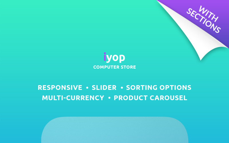 компьютерный магазин отзывчивая тема shopify