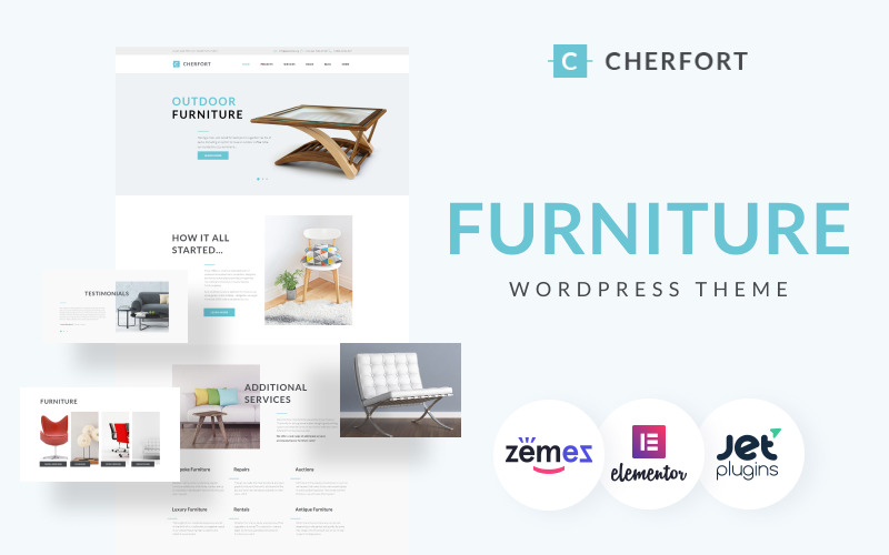 мебельная компания отзывчивая тема wordpress