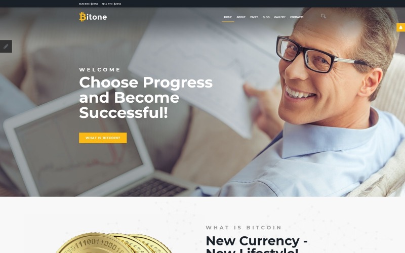 биткойн криптовалюта joomla шаблон