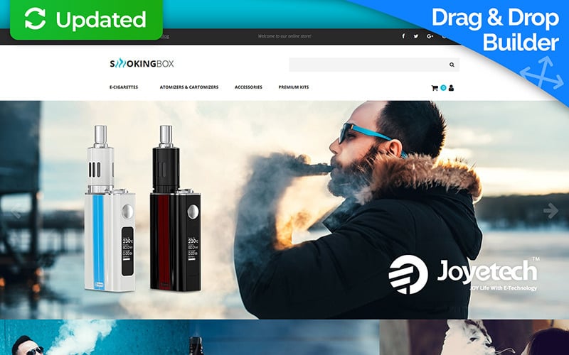 шаблон электронной коммерции vapor motocms