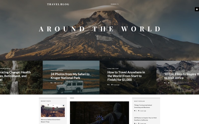 шаблон travel guide joomla